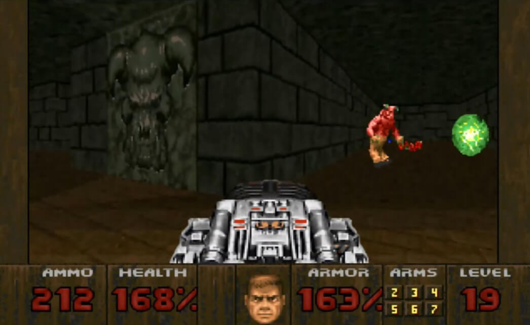 Doom - геймплей игры Panasonic 3do